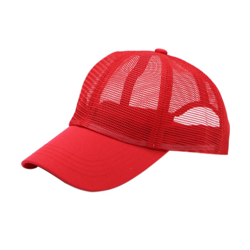 Spring and Summer Fresh Candy Color Baseball Net Cap Multicolor