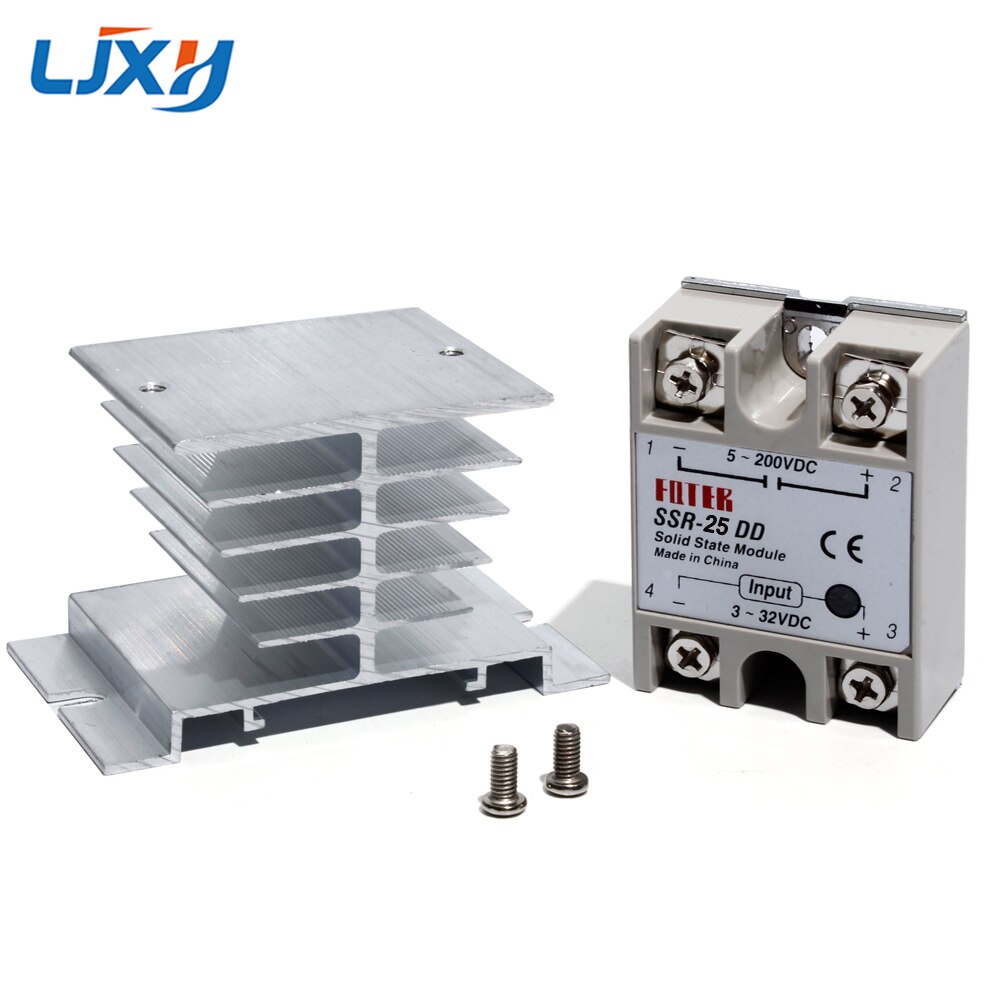 40 A SSR driefasen Solid State Relais; DC naar AC, halfgeleiderrelais, 3 fasen (ingangen 3-32 VDC, uitgangen 24-480 VAC