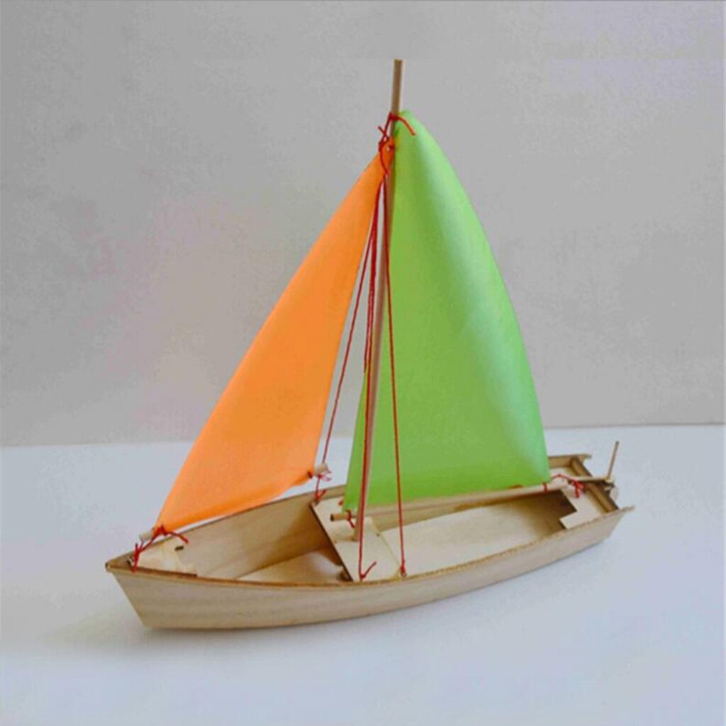 3d sejlbåd gåder diy sammensætning af sejlbåd stiksave model til hjemmebord indretning til børn børn legetøj