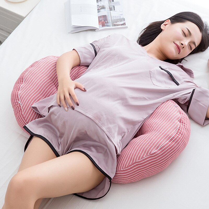 Kvinder u form graviditet pude multifunktionel pude sovekabine beskytte talje pude til søvn beskytte og støtte talje
