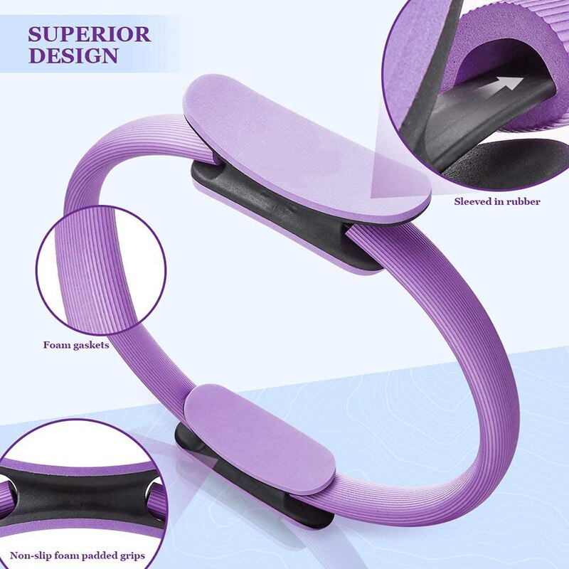 Yoga Pilates anneau magique enveloppement minceur musculation formation robuste PP + NBR matériel Yoga cercle