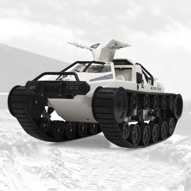 1:12 Scale Tracked Vehicle High Speed Drift Tank DIY Assembly RC Tank Kit Q6PD