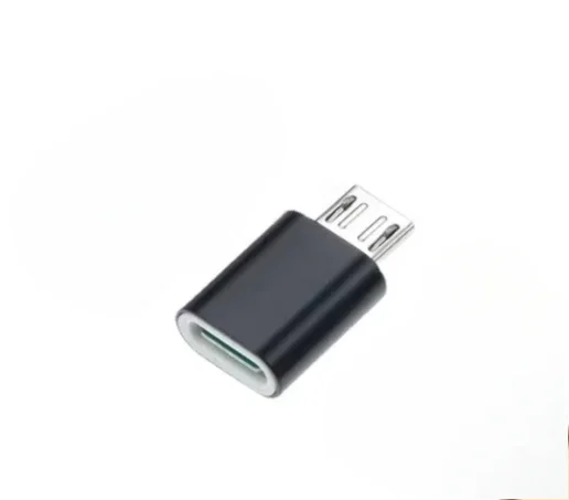 Type-C To MICRO Android Adapter for Mobile Phone Converter V8 Charging Data Transmission 5pin Adapter Mobile Accessories: black