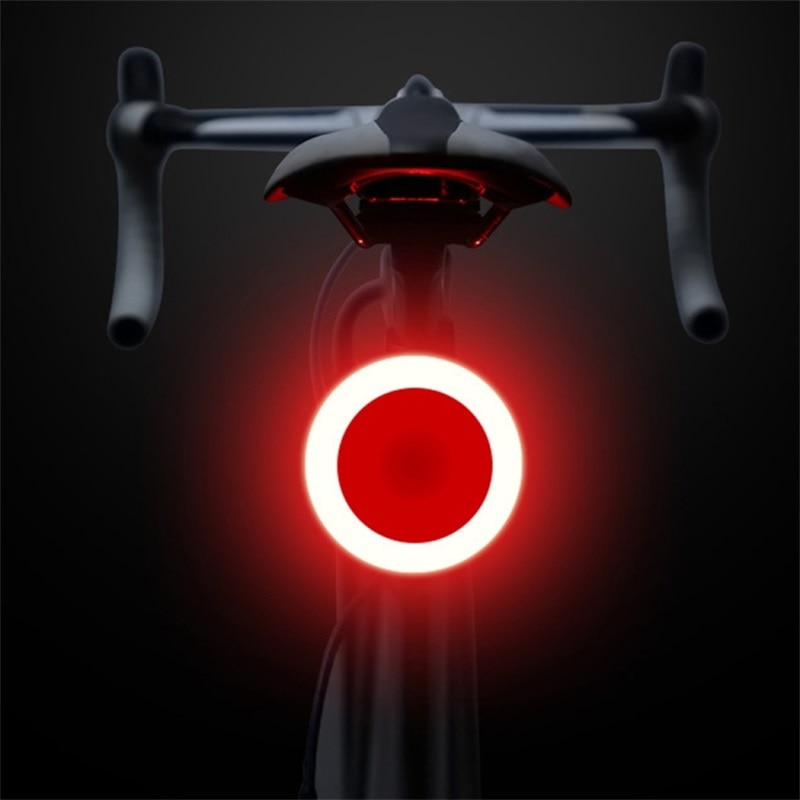 Multi Verlichting Modes Fietslicht Usb Charge Led Bike Light Flash Achterlichten Voor Bergen Bike Zadelpen