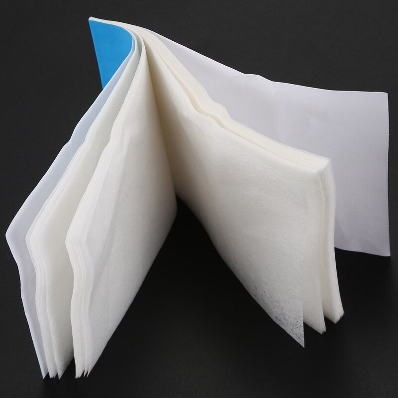 1 livret 50 pièces 10cm x 7.5cm papier de nettoyage doux blanc pour objectif de caméra