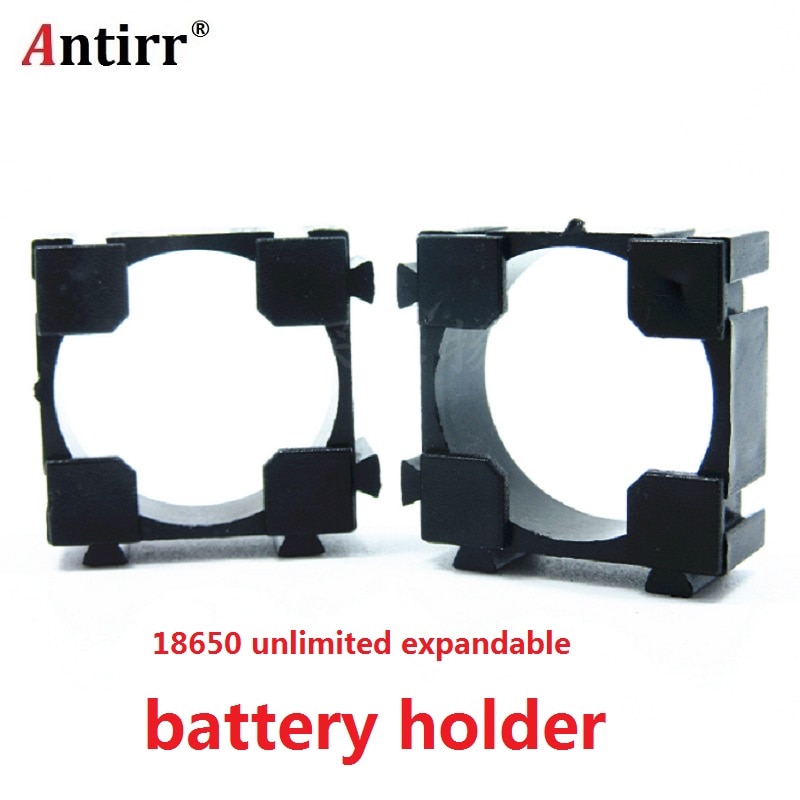 18650 battery holder bracket Cylindrical battery holder 18650 li-ion cell holder Safety anti vibration 18650 plastic case box