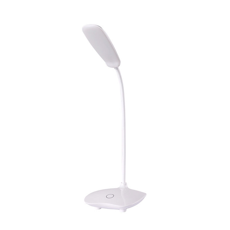 Led Tafellamp Usb Oplaadbare Dimbare Bureau Leeslamp Opvouwbare Draaibaar Touch Schakelaar Studie Werk Slaapkamer Tafellampen: white