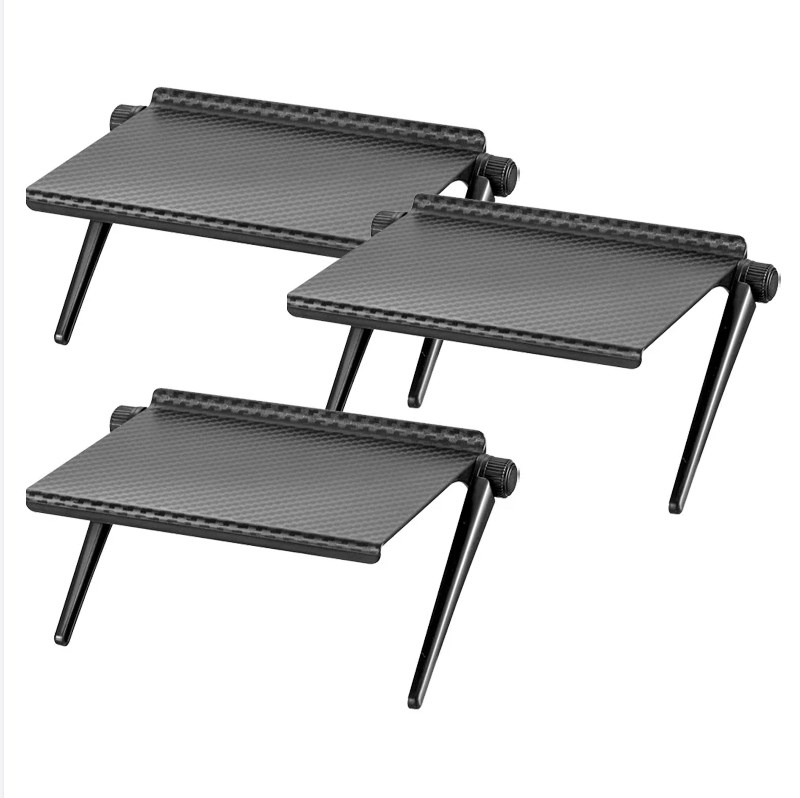 TV Screen Top Storage Shelf Adjustable Monitor Storage Rack Computer Desktop Display Stand TV Router Storage Rack Organizer: Red