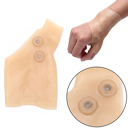 1Pc Silikon Gel Magnet Therapie Handgelenk Hand Daumen Unterstützung Handschuhe Arthritis Druck Schmerzen Erleichterung Wasserdichte Hohe Elastische Handschuhe