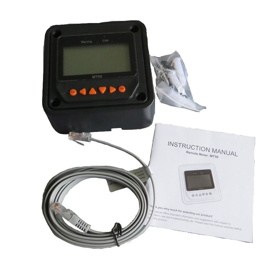 MT50 LCD Display Remote Meter Suitable for Tracer-A Tracer-BN Series MPPT Solar Charge Controller