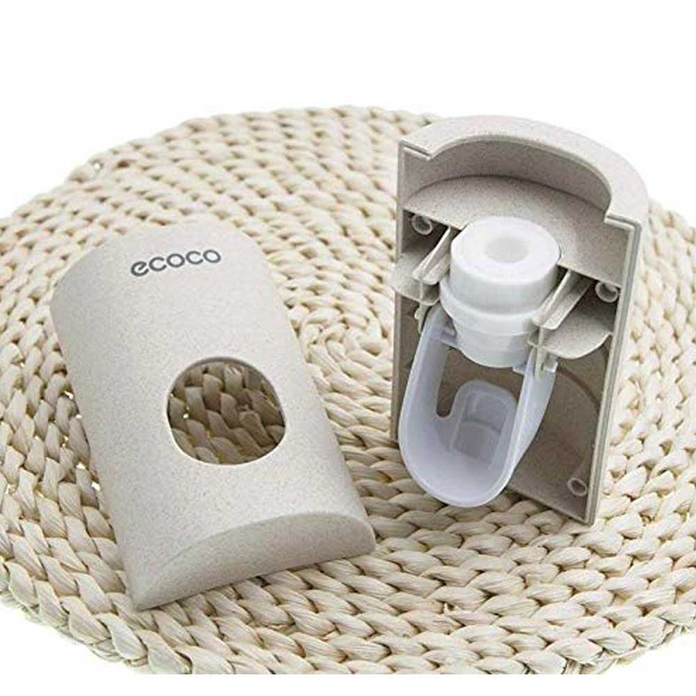 Tandpasta knijpers automatische tandpasta dispenser tand stofdichte tandenborstelhouder wandmontage standaard badkamer accessoires set