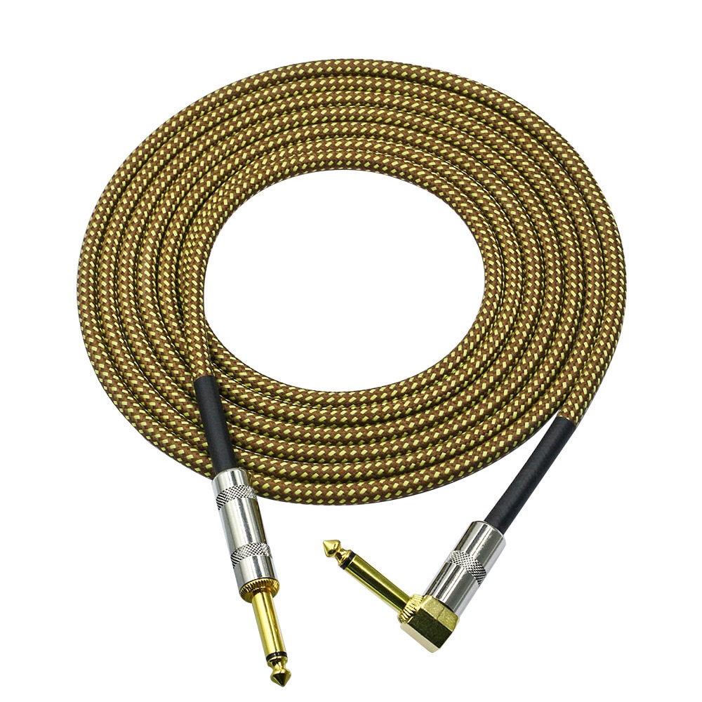 6 Meters/ 20 Feet Musical Instrument Guitar Cable guitar accessories for Electric Guitar Bass Mixer Amplifier Equalizer