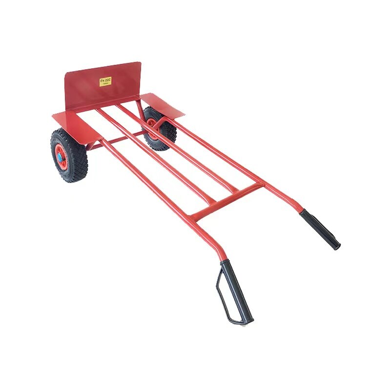HT1833 Steel Tool Cart Warehouse Cart Inflatable Wheel Trolley