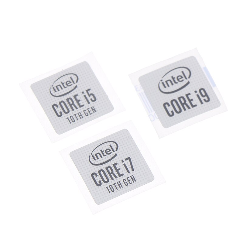 5Pcs 10th Generatie Core I5 I7 I9 Win10 Logo Stickers Cpu Label Laptop Notebook Decoratie