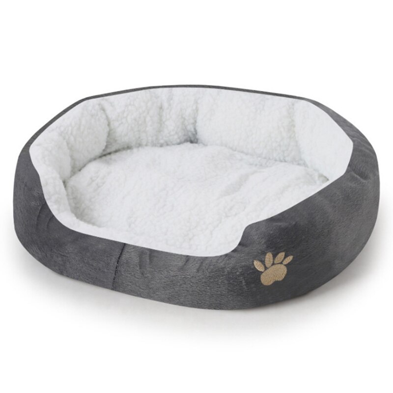 Coussin de lit en cachemire très doux pour chien, niche pour chat, panier pour chiot, niche, Chihuahua, poméranien