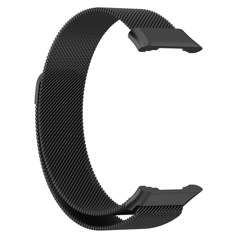 til oppo klokke gratis rustfritt stålrem magnetisk løkke armbånd metallrem til oppo klokke gratis nfc menn kvinner armbånd corrrea: Hvit