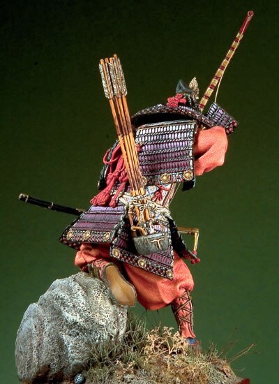Kit de resina para los generales samurái japoneses, 90 mm