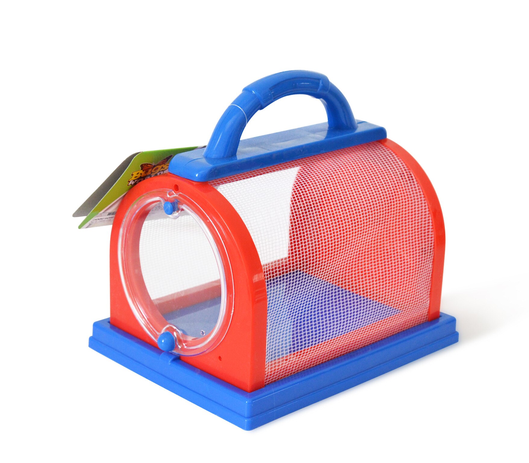 Insect Kooi Outdoor Handvat Draagbare Bug Huis Voor Kinderen (Rood &amp; Blauw, Accessoires Willekeurige Kleur): Rood