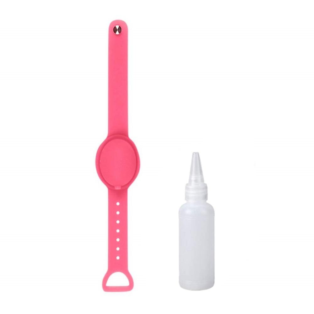Adjustable Hand Sanitizer Wristband Hand Sanitizer Dispenser Bracelet Pumps Wristband Hand Dispenser With Refillable Bottle: A1