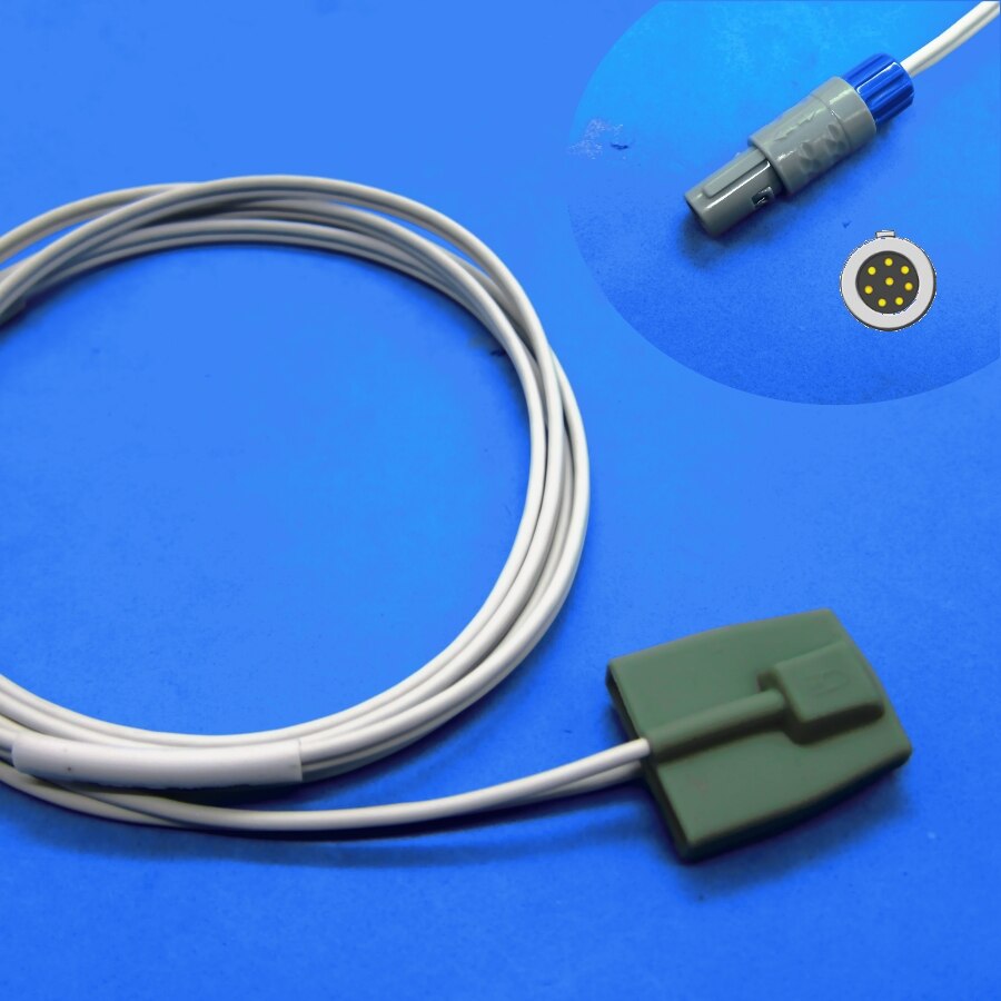 Long cable AWT adult finger clip spo2 sensor for zondan nellcor patient monitor: child silicone