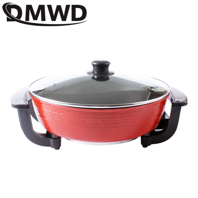 DMWD Electric Pot double Soup Pots Non Stick Smoke... Grandado