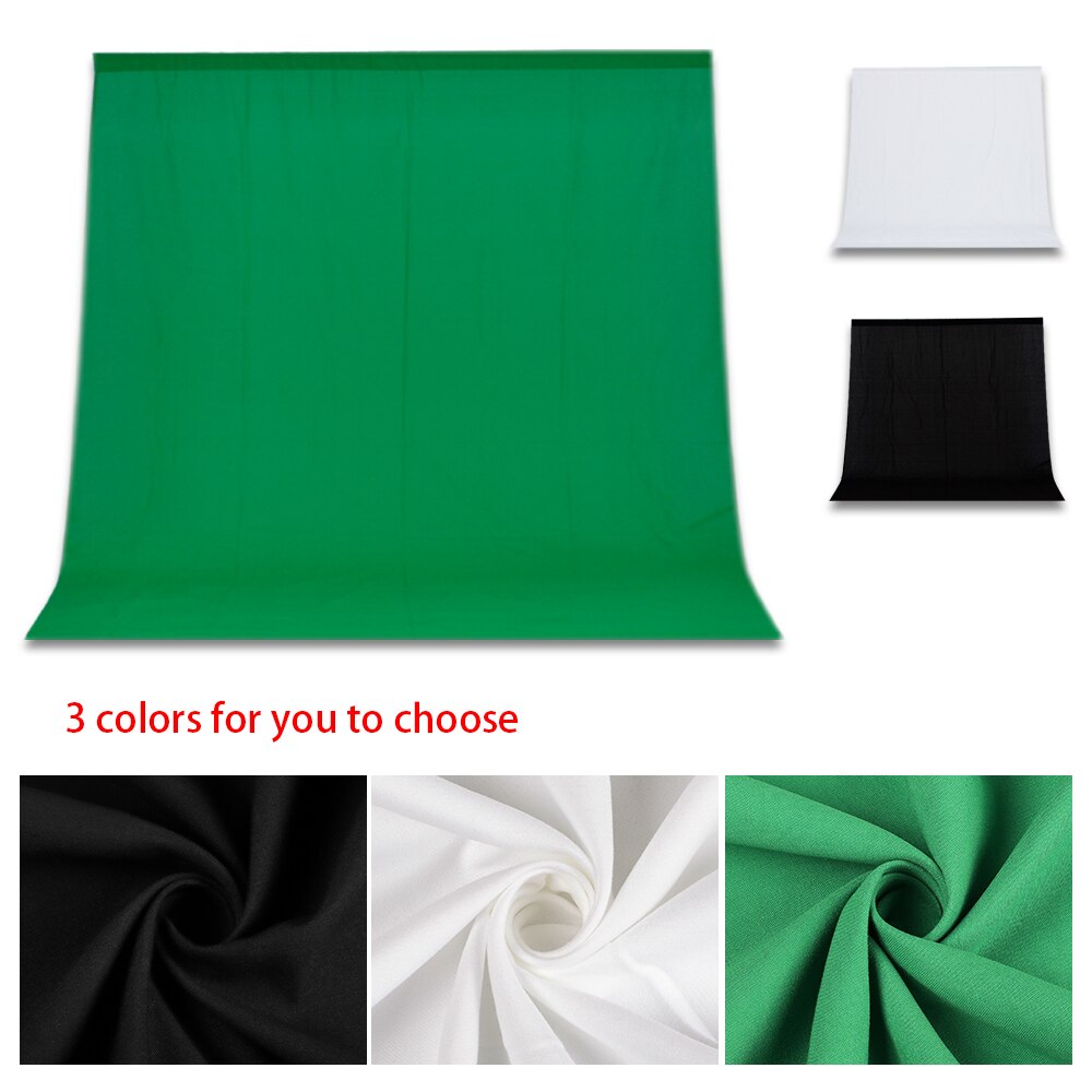 Sh Fotografie Achtergrond Doek Groen Screen Chromakey Achtergrond Glad Mousseline Katoenen Doek Voor Foto Studio Video