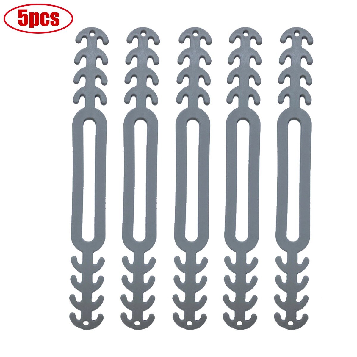 Regulowany antypoślizgowy maska silikonowa uchwyt uchwyty do uszu salvaorejas mascarillas rozszerzenie hak maski klamra uchwyt wisi maski: 5pcs gray