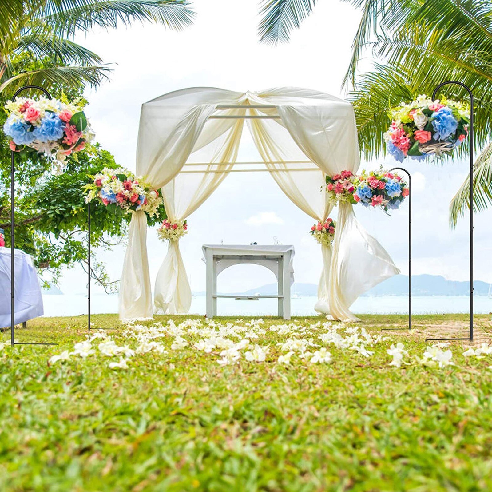 Outdoor Garden Decoration Shepherd-Hooks For Bird-Feeder Lantern Flower Plants-Hook Wedding Gardening Standing Stable Hardcore A