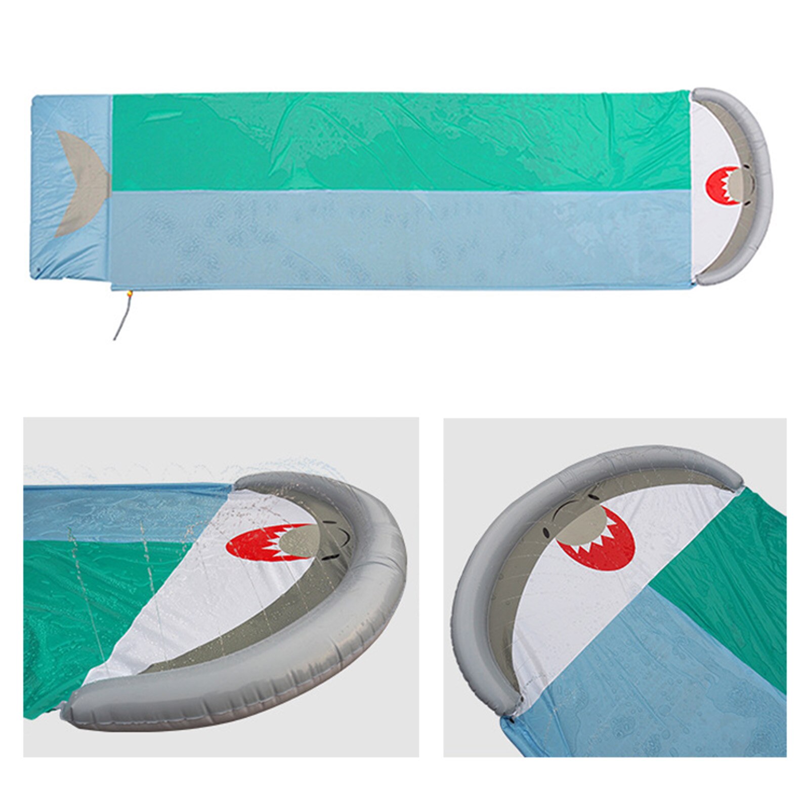 Sommer Whale Wasser Rutsche Wasser Splash Waterslide Mit Crash Pad Für Kinder Kinder Erwachsene