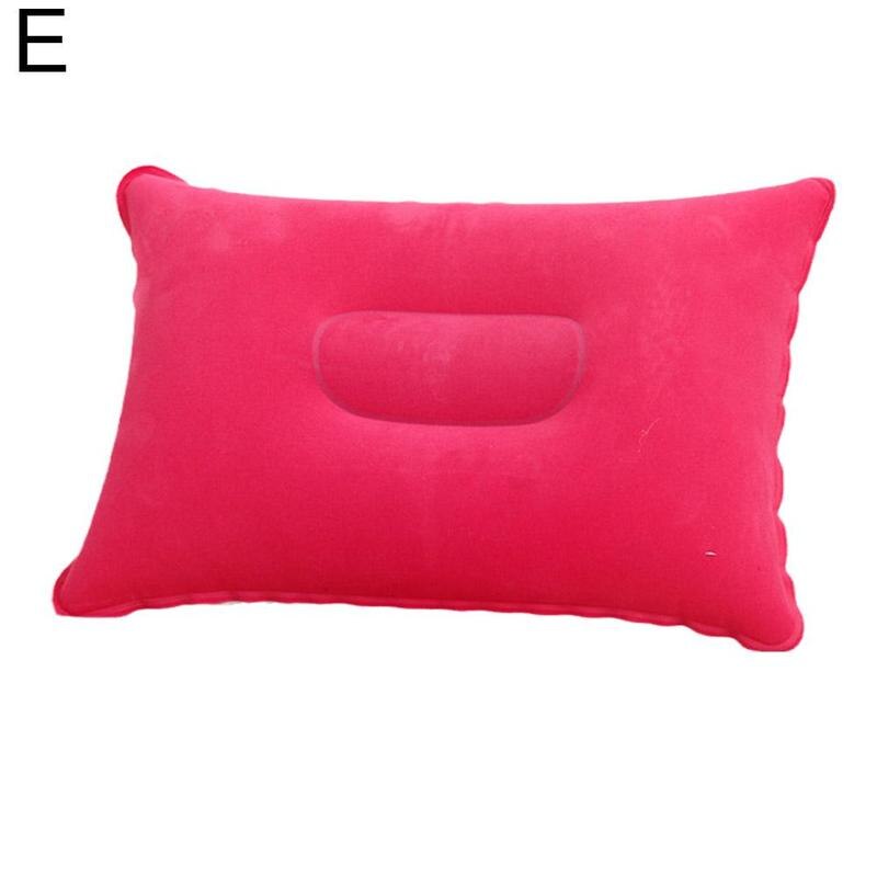 Outdoor Opblaasbaar Kussen Pvc Massaal Opblaasbare Outdoor Reizen Kussen En Zelfopblazende Kussen Hals Camping Taille Kussen: pink