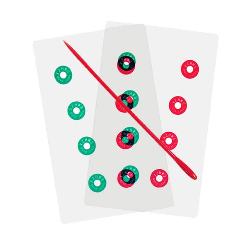 Binocular Autonomous Fusional Convergence Divergence Vision Training Card Myopia Amblyopia Red Green Lifeguard Collection Card