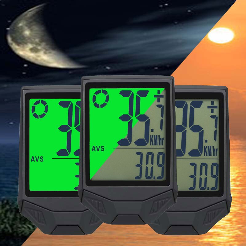 bike accessories speedometer Bicycle Speedometer Odometer Waterproof Bicycle with Backlight Wireless Wired Bicycle Stopwatch