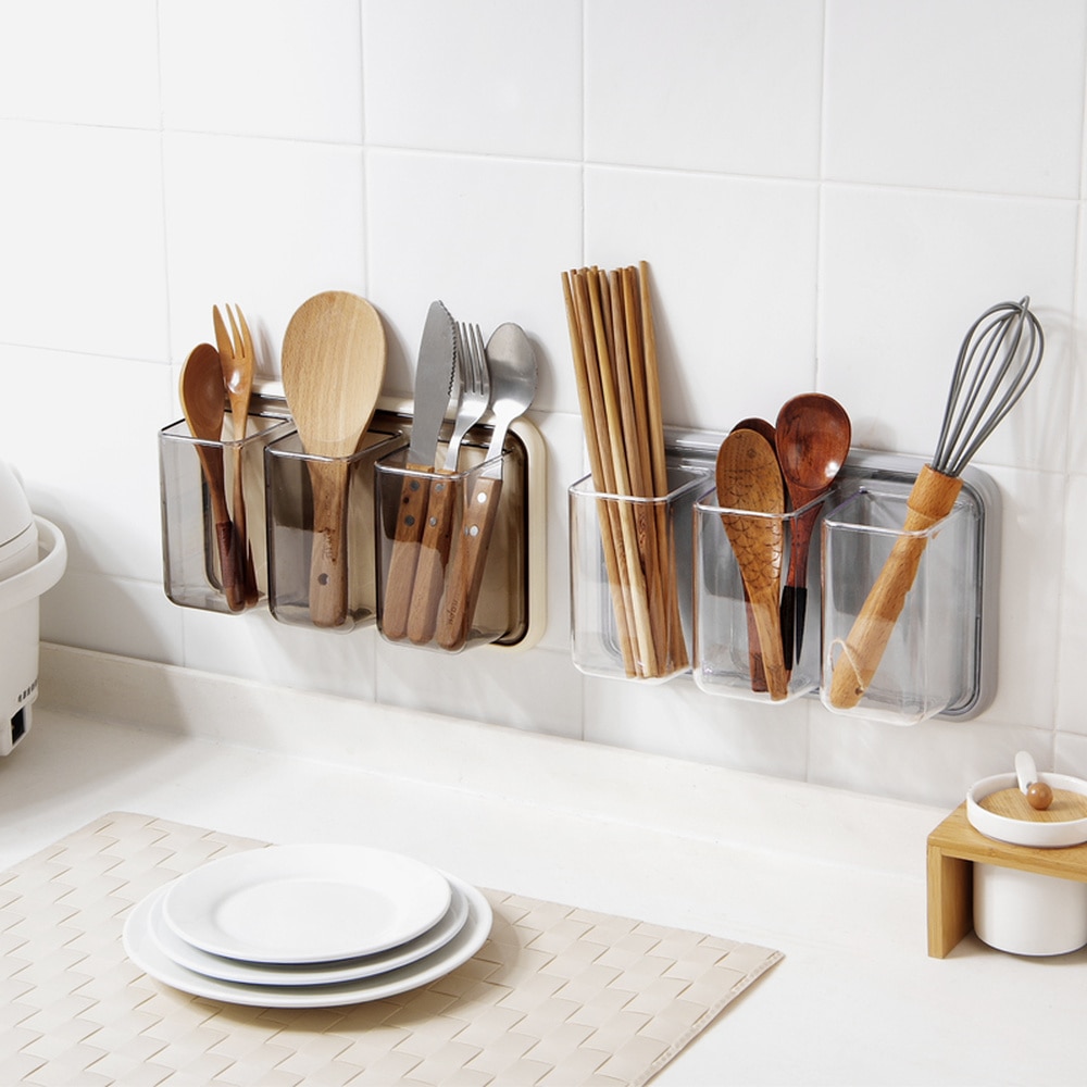 Étagères de cuisine murales, étagère de rangement pour débris de colle, salle de bain, toilettes, cosmétiques en plastique, étagère de finition  wx7201558