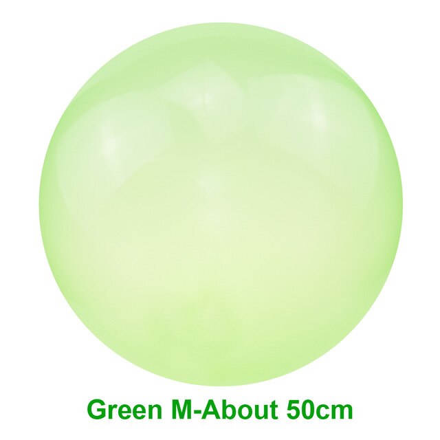 In Stock Durable Bubble Ball Inflatable Fun Ball Amazing Tear-Resistant Super Wubble Bubble Ball Inflatable Outdoor Balls: M Green