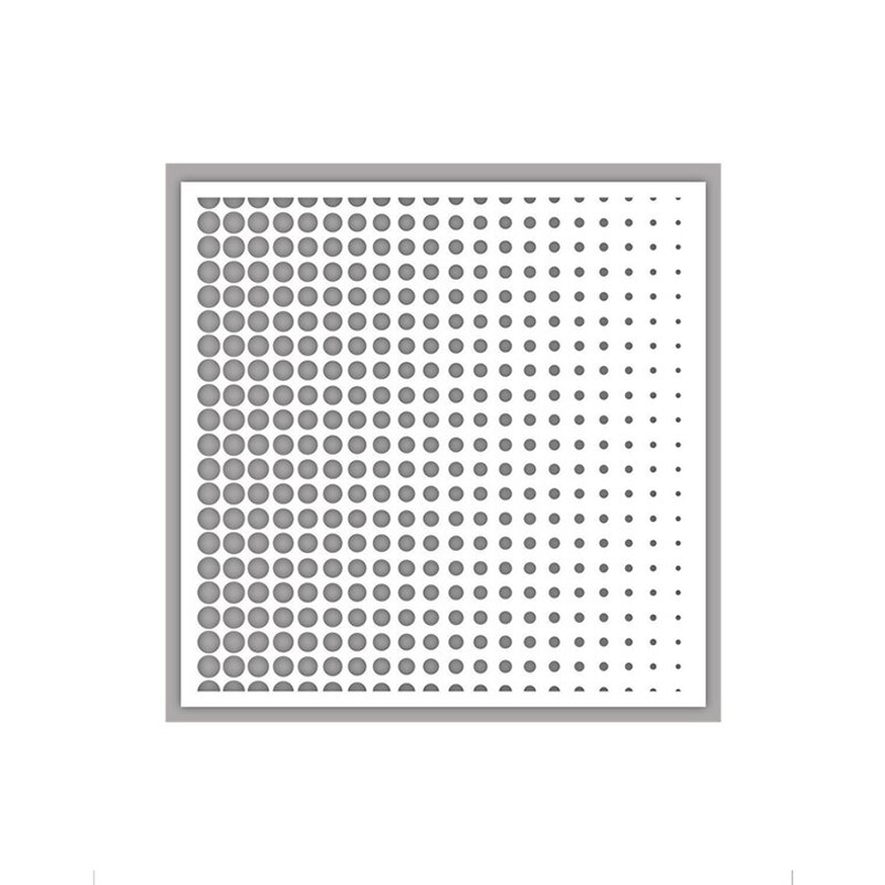 Plastic Stencil Diamond Shape Rose Bloem Stippen Muur Vorm Scrapbook Kaart Maken Diy Ambachten Stencil 12: 13