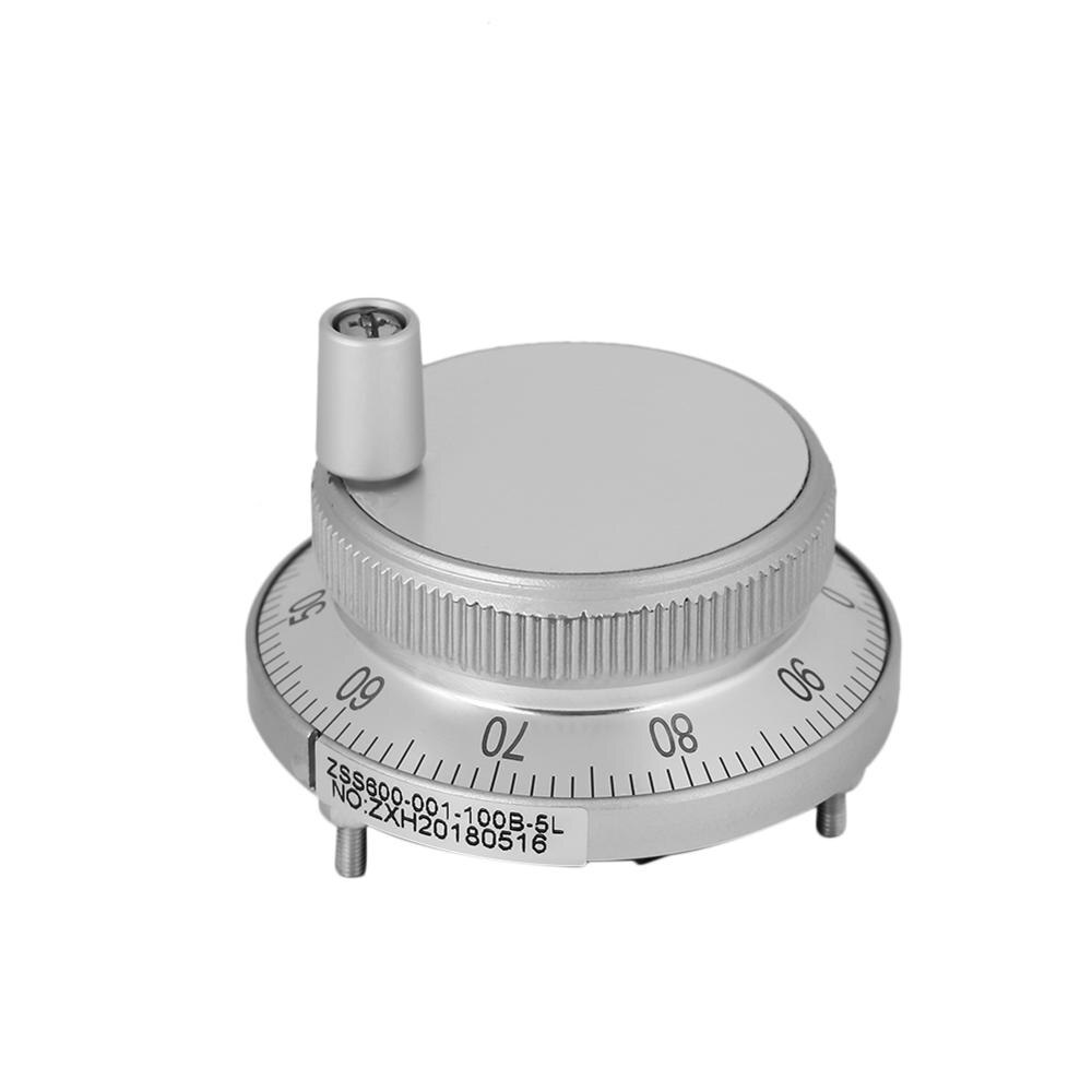 5V 60Mm Hand Wheel Pulsgever Mill Router Handmatige Controle Voor Cnc Systeem Hand Manual Pulsgenerator