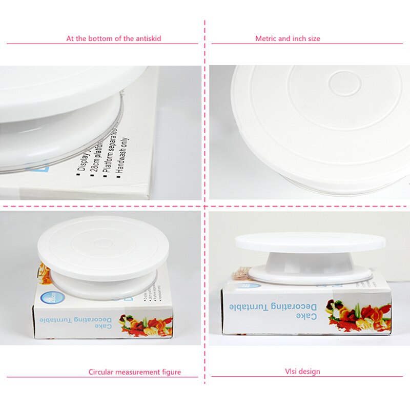 Revolving Cake Stand Turntable Platform Wedding Decorating Tools Kitchen Display Stand Mould Confectionery Tools