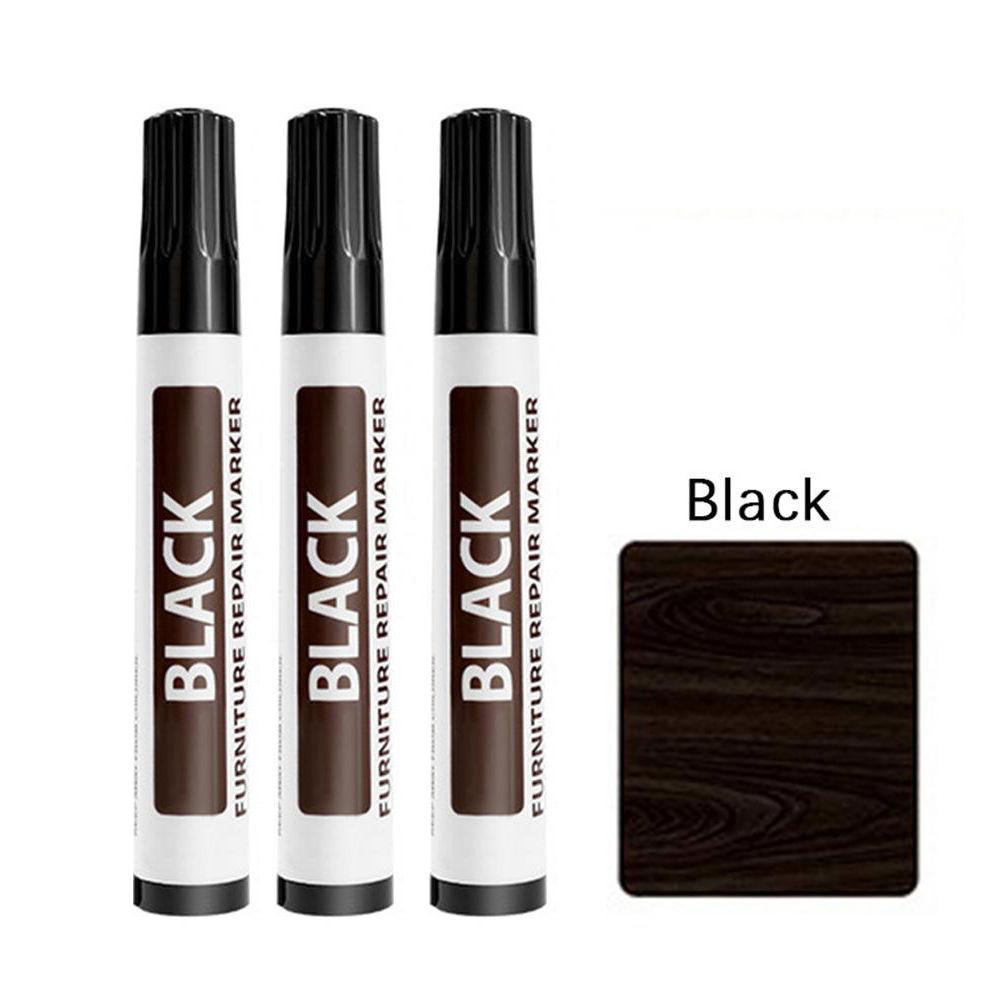 3 Teile/satz Möbel Reparatur Stift Holz Marker für Kratzer Chips und berühren-UPS Wasserdichte Holz Füllstoff für Schränke Tische BöHöhle: Weiß