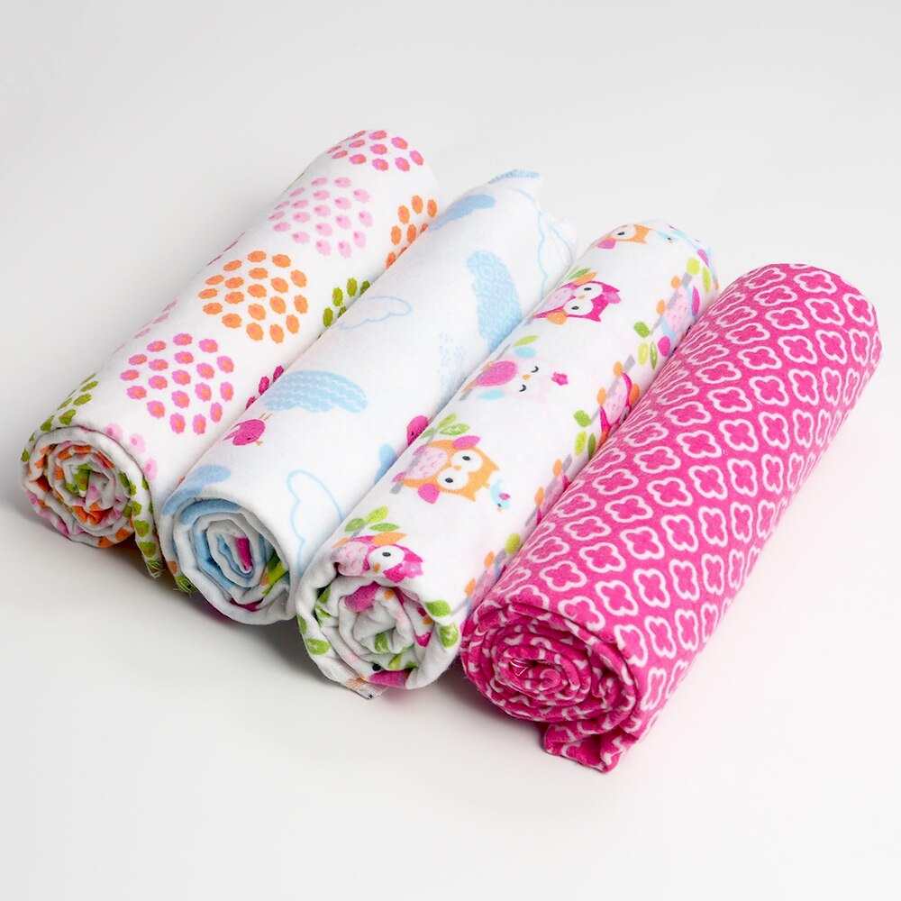 4 teile/los Neugeborenen Musselin Windeln 100% Baumwolle Flanell Baby Decke freundlicher Swaddle wickeln Weich Decken Produkte Für Neugeborenen