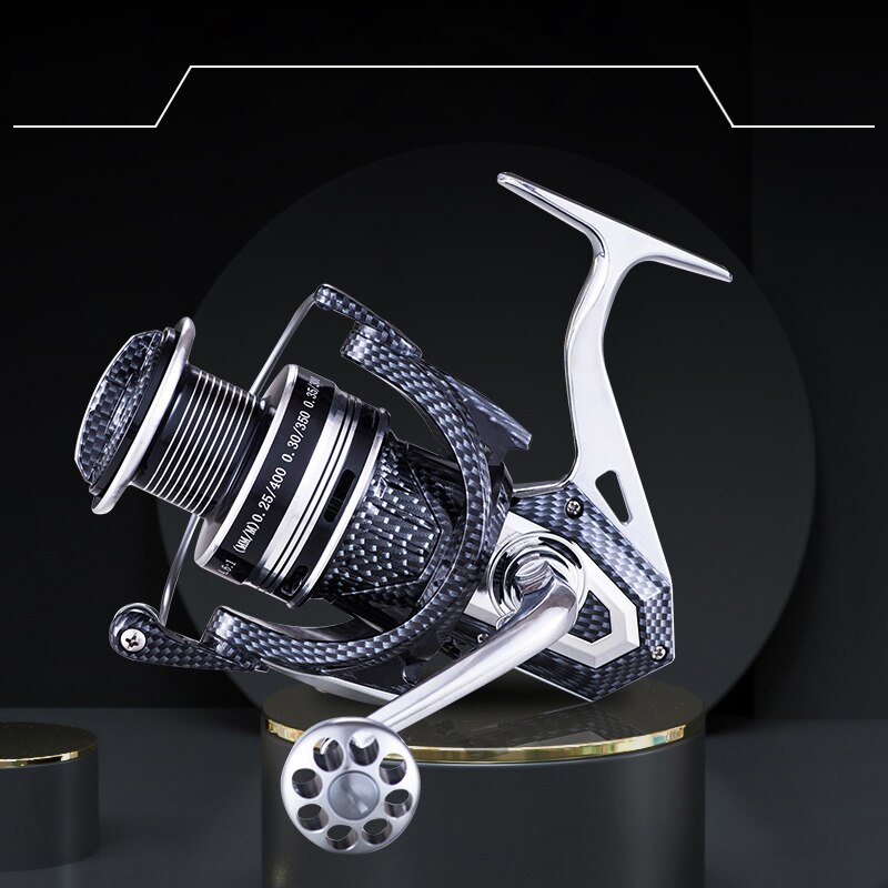 Full metall fiskesnelle spinnende hjul full metall håndtak fotsnelle høyhastighets baitcasting snelle