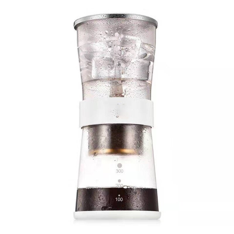 400ml Household Mini Glass Coffee Hourglass Ice-Brew Coffee Pot Coffee Pot Cold Brew Coffee Appliance