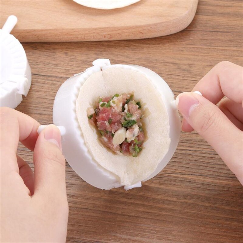 3PCS/SET Kitchen Dumpling Molds plastic Dough Press Dumpling Pie Ravioli Mould Cooking Pastry Chinese Food Jiaozi Maker