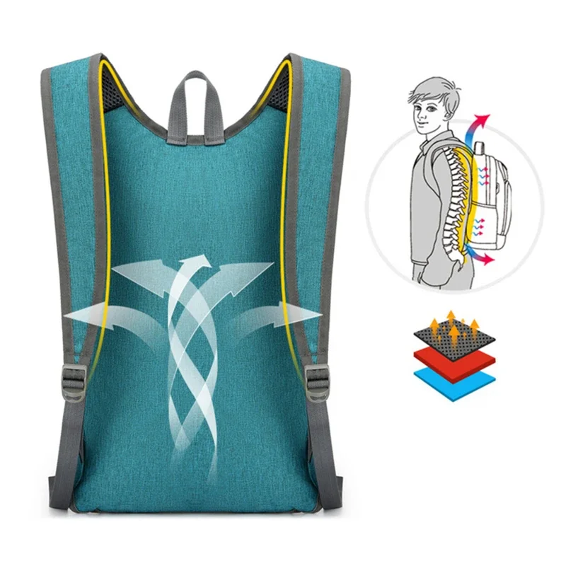 20l draagbare opvouwbare rugzakken voor mannen en vrouwen, ultralichte casual opvouwbare tassen voor buitenactiviteiten zoals klimmen, fietsen, wandelen, reizen en dagrugzakken