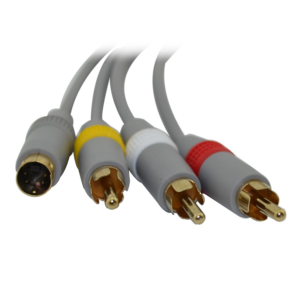 Cable RCA para Audio y vídeo, s-video, AV, para Wii