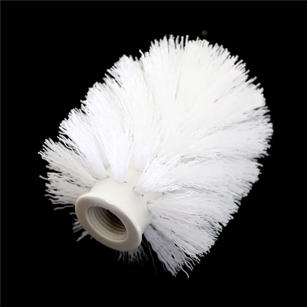 Vaihtokylpyhuone wc clean varaosat puhdistusharjaspää wc:hen valkoinen wc-harjaspään pidike 75*90mm: Default Title