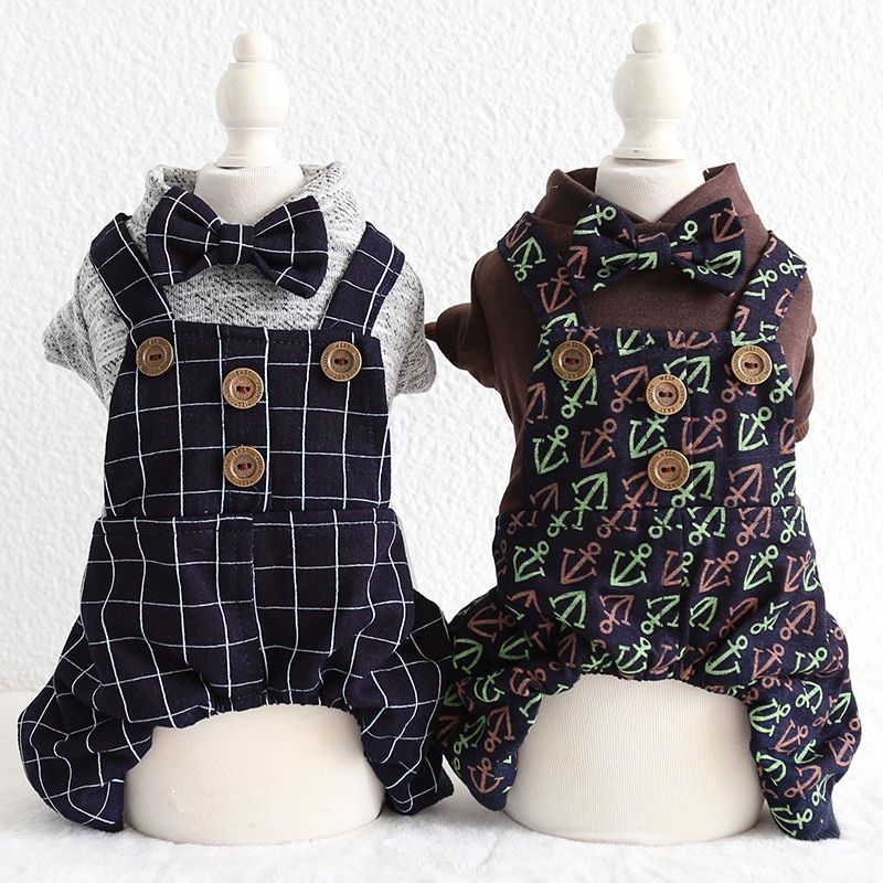 Warm Small Dog Clothes Winter Dog Jumpsuit for Small Puppy Outfits Clothes for Chihuahua Yorkie Dog Winter Clothes Pets Clothing