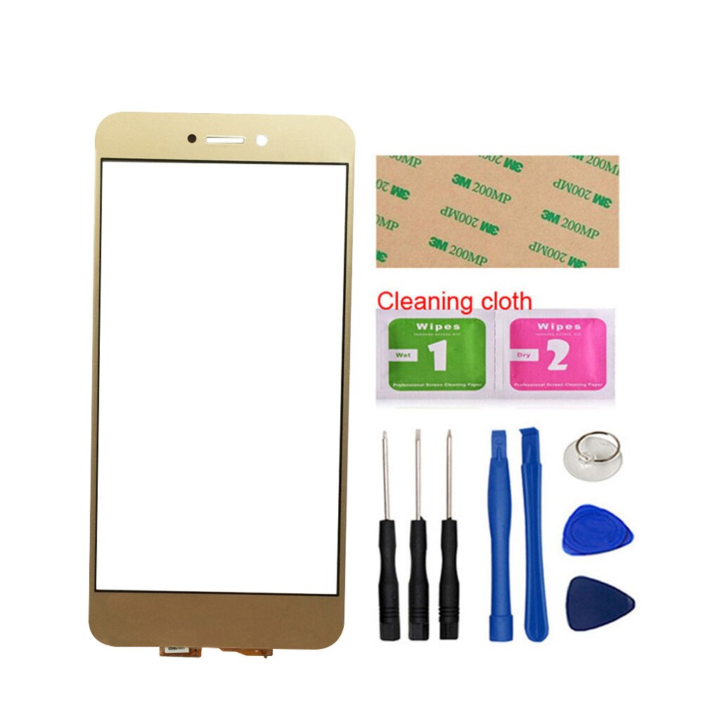 Mobiele Touch Screen Voor Huawei Honor 8 Lite 5.2 ''Touch Screen Panel Glas Voor Huawei P8 Lite Digitizer sensor Voor Glas: Gold With Tools