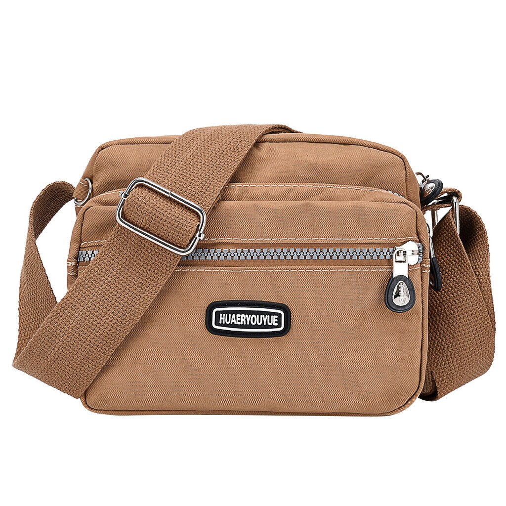 Luxury Shoulder Bag Female Women Nylon Shoulder Bag Waterproof Daily Shopping Handbag сумка женская#619P: Khaki 