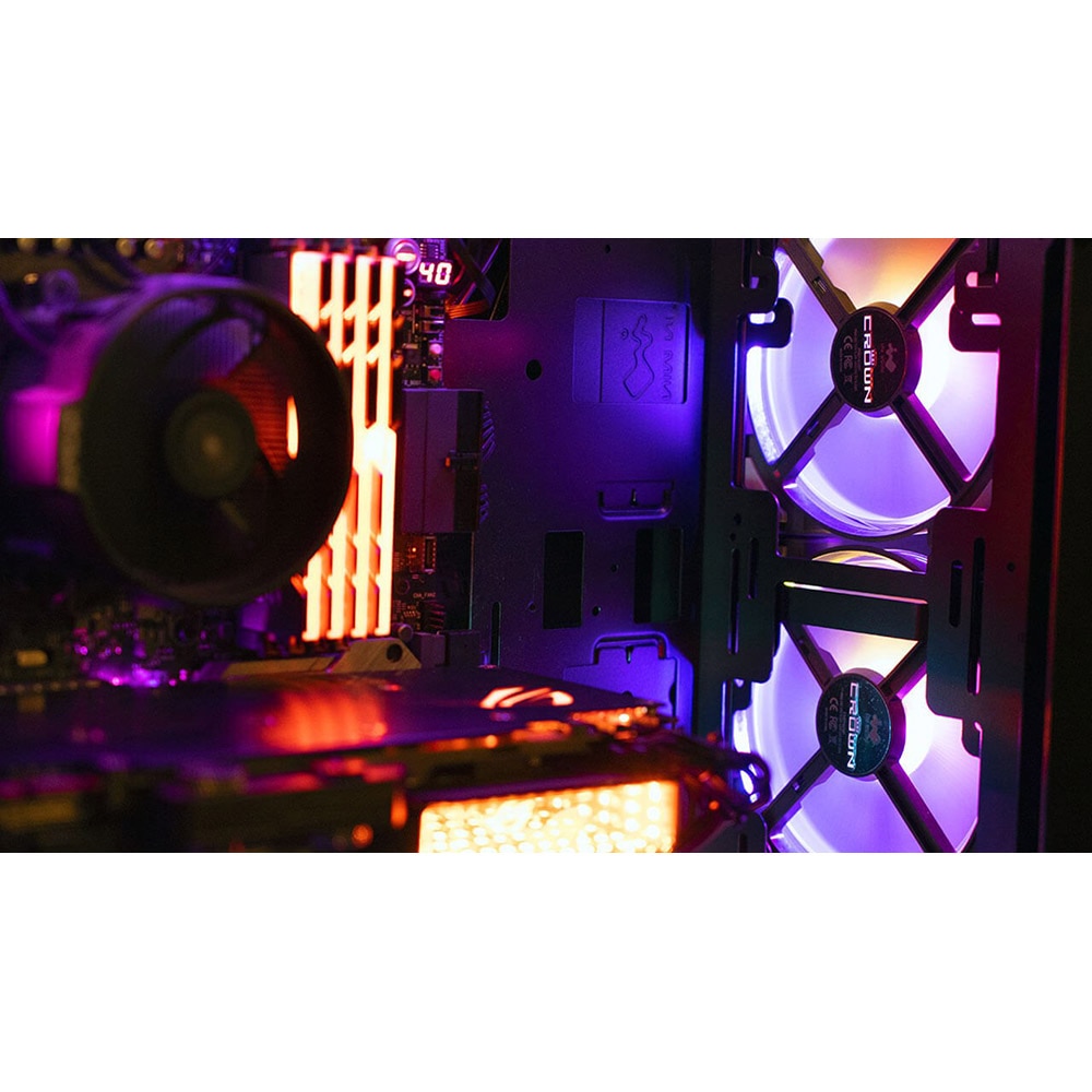 Olskrd 120mm Case Fan RGB PC cpu cooler master Computer Case Fans Ultra Silent LED Addressable Chassi Radiator InWin CROWN AC120