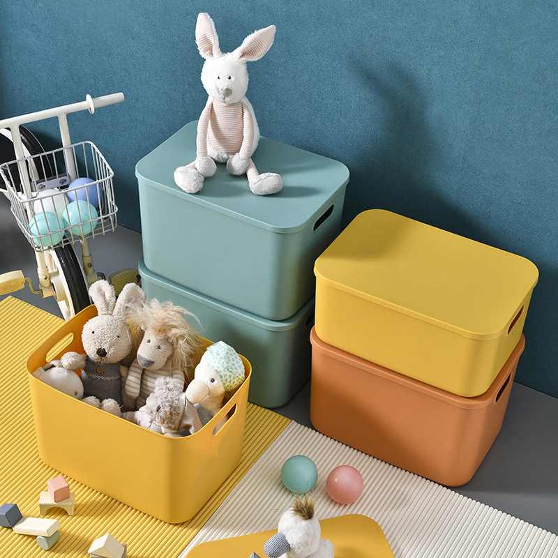 Plastic Storage Box Underwear Toy Stationery Organizer Makeup Jewelry Case Laundry Basket Kitchen Containers for Food with Lids